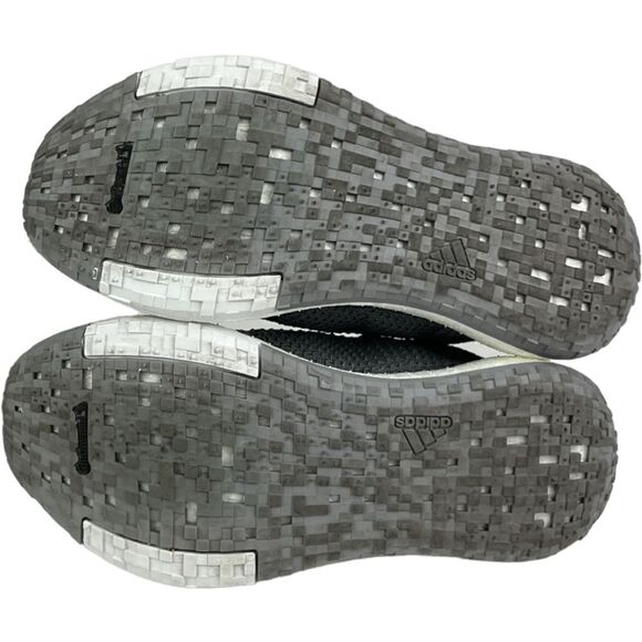 Adidas Women Pulse Boost Sneakers Knit Textile Grey White Running Shoes US 5 - Picture 7 of 8